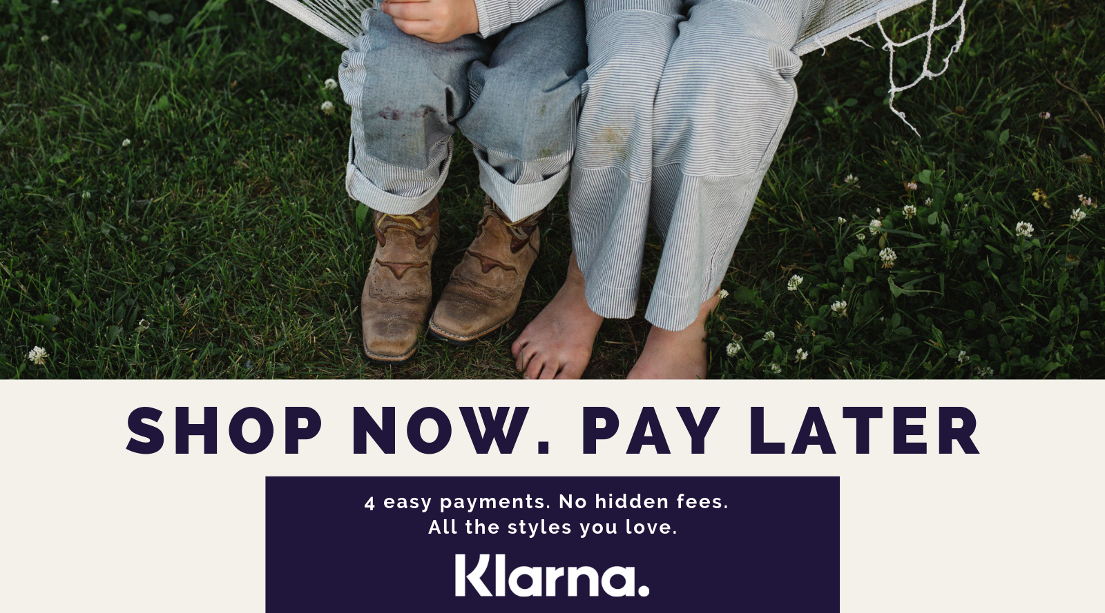 Shop now, pay later with Klarna