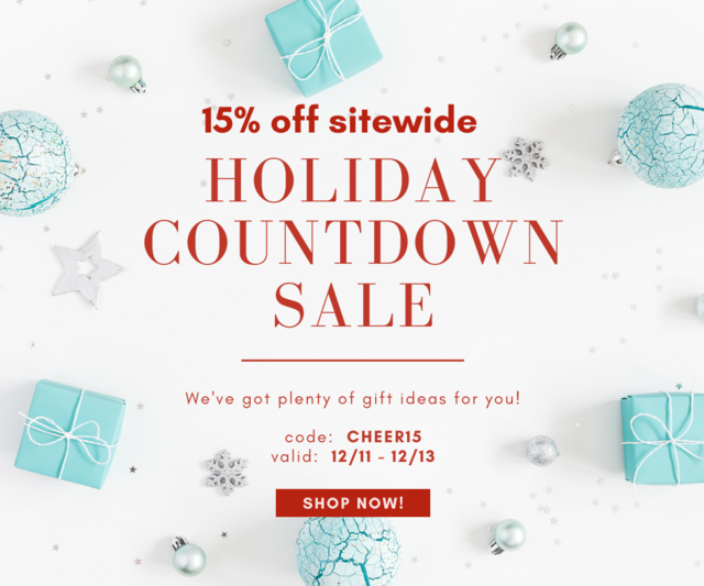 Holiday Countdown Sale starts now! ️