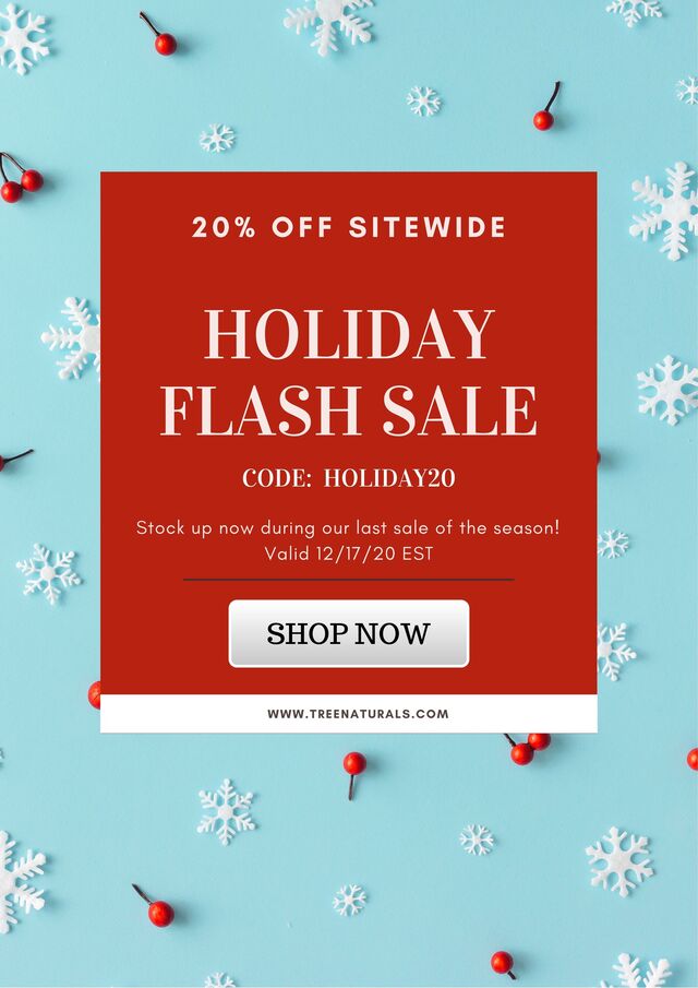 🎄 Holiday FLASH Sale Starts Now! 20% off everything!