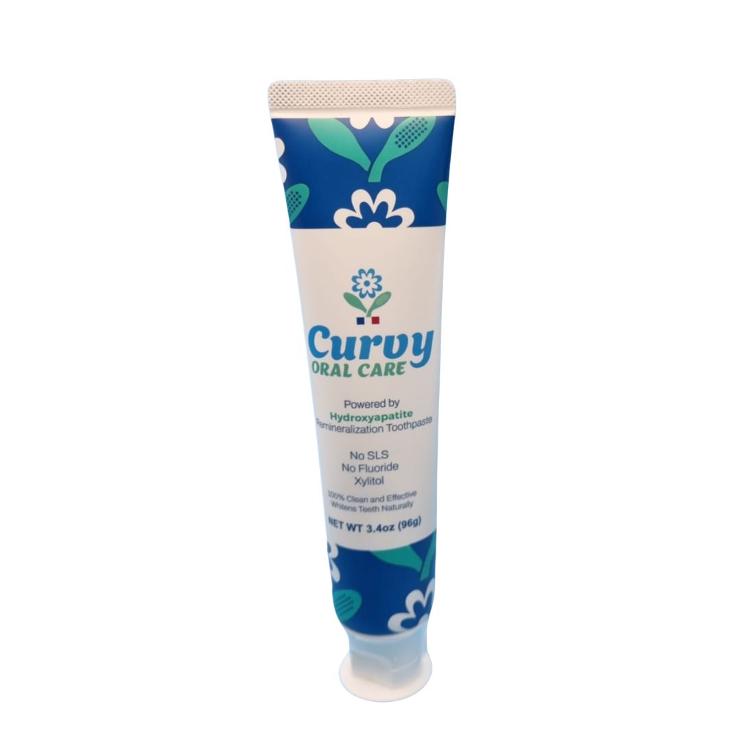 Curvy Natural Toothpaste - powered by hydroxyapatite